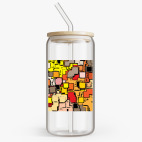 Банка с бамбуковой крышкой