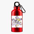 Металлическая бутылка 400 мл UV-DTF