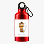 Металлическая бутылка 400 мл UV-DTF