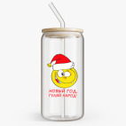 Банка с бамбуковой крышкой