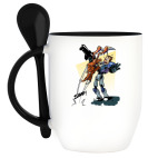 Кружка с ложкой