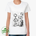 Женская футболка органик