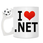 Кружка с футбольным мячиком