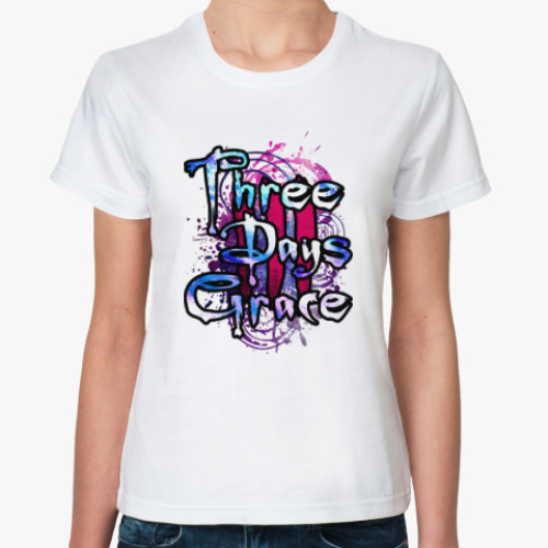 Классическая футболка Three Days Grace