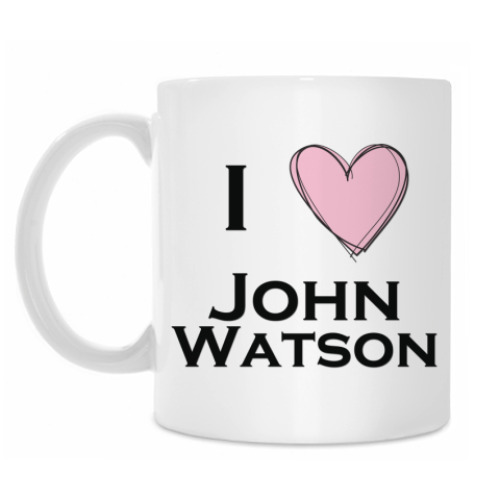 Кружка I <3 John Watson