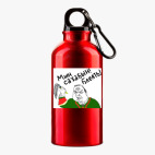 Металлическая бутылка 400 мл UV-DTF