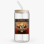 Банка с бамбуковой крышкой