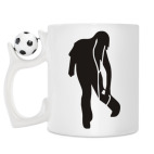 Кружка с футбольным мячиком