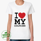 Женская футболка органик