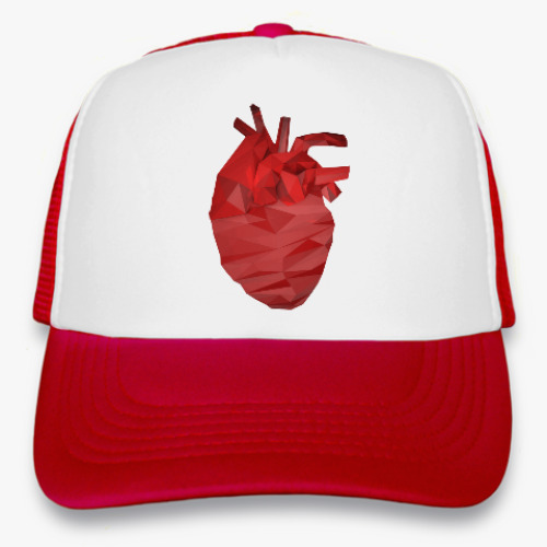 Кепка-тракер Сердце 3D