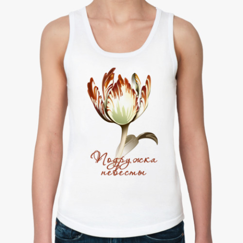 Женская майка с принтом Подружка невесты