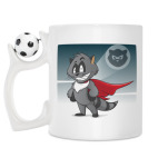 Кружка с футбольным мячиком