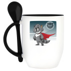 Кружка с ложкой