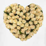 Сердце из роз