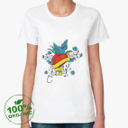 Женская футболка органик