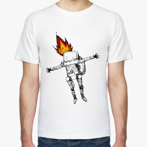 Футболка с принтом Робот