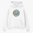 Толстовка худи оверсайз