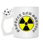 Кружка с футбольным мячиком