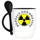 Кружка с ложкой