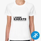 Женская спортивная футболка