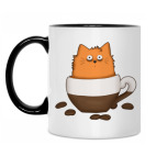 Кружка двухцветная