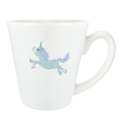 Чашка Латте с принтом Замок на облаках