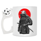 Кружка с футбольным мячиком