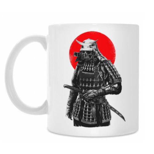 Кружка с принтом Мертвый самурай