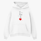 Толстовка худи оверсайз