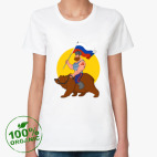 Женская футболка органик