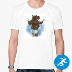 Мужская спортивная футболка