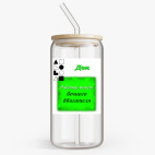 Банка с бамбуковой крышкой