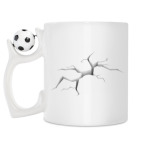 Кружка с футбольным мячиком