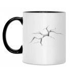 Кружка двухцветная