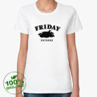 Женская футболка органик