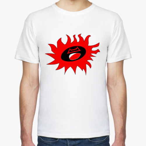 Футболка с принтом  Солнце
