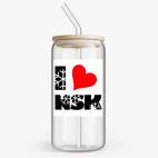 Банка с бамбуковой крышкой