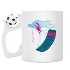 Кружка с футбольным мячиком