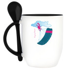 Кружка с ложкой