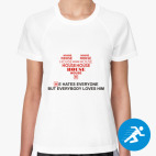 Женская спортивная футболка