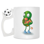 Кружка с футбольным мячиком