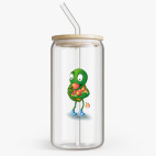 Банка с бамбуковой крышкой