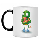 Кружка двухцветная