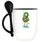 Кружка с ложкой