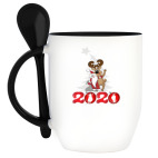 Кружка с ложкой