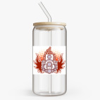 Банка с бамбуковой крышкой