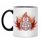 Кружка двухцветная