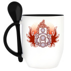 Кружка с ложкой