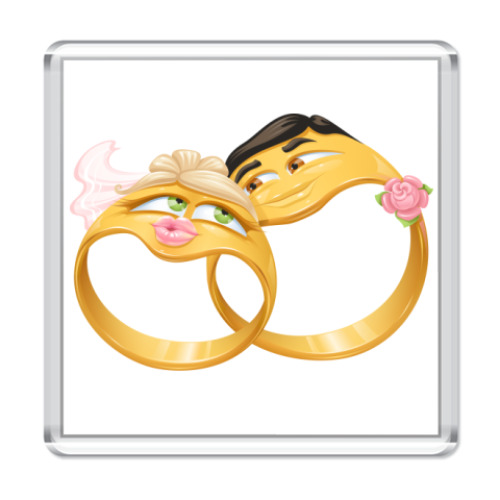 Магнит  'молодожены'