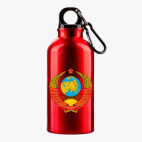 Металлическая бутылка 400 мл UV-DTF